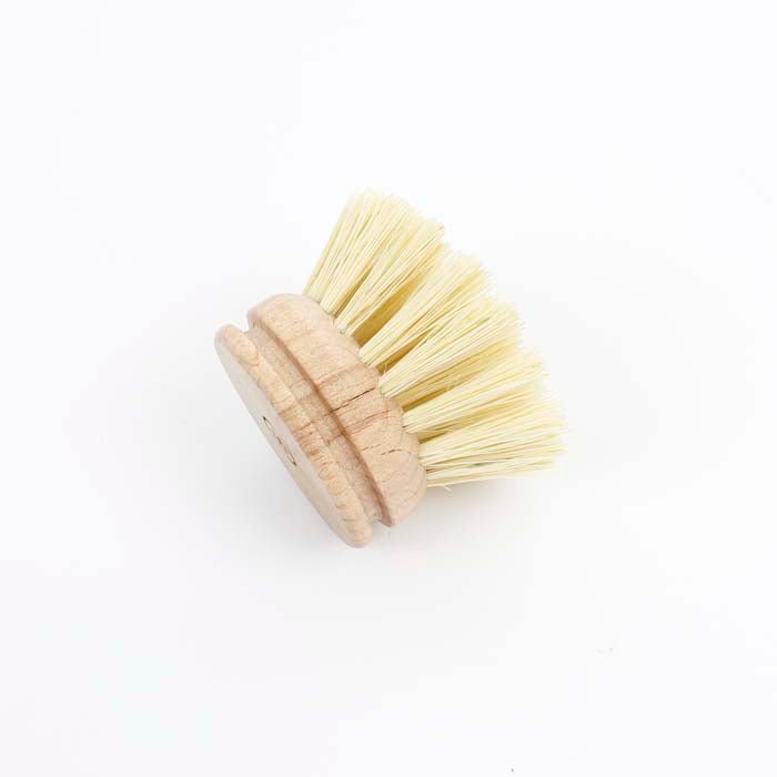 Dish Brush Head - Plant Based Bristles - Green Tulip