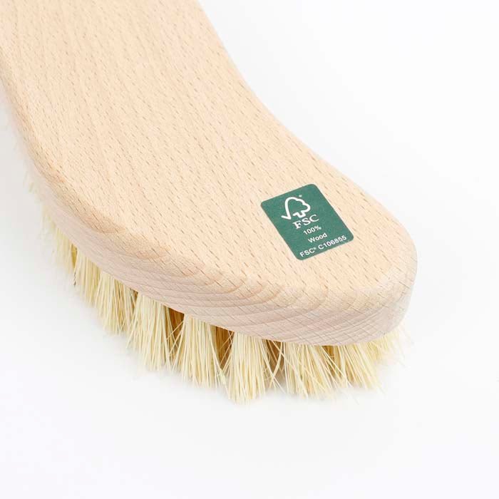 Scrubbing Brush - Plant Based Bristles - Green Tulip