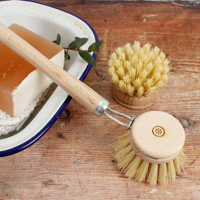 *NQP* Replaceable Head Dish Brush - Plant Based Bristles