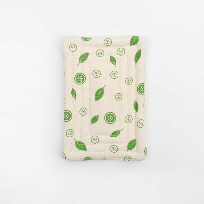 *NQP* Organic Cotton 'Scrub' Unsponge - Mint Leaf - Pack of 2