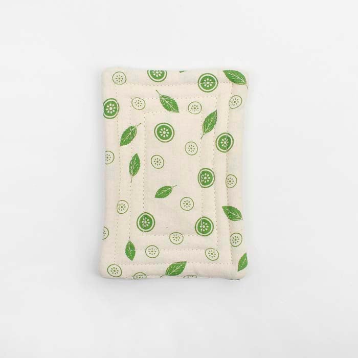 *NQP* Organic Cotton 'Smooth' Unsponge - Mint Leaf - Pack of 2